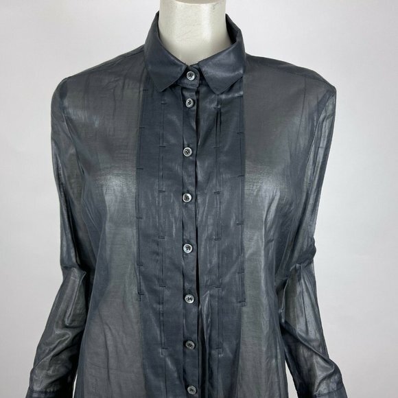Strenesse Gabriele Strehle Button Up Blouse Top - Picture 6 of 12
